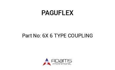 6X 6 TYPE COUPLING
