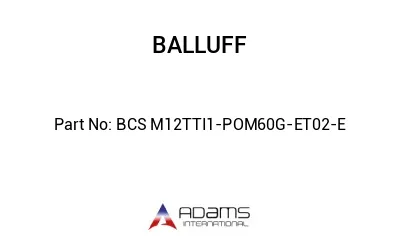 BCS M12TTI1-POM60G-ET02-E									