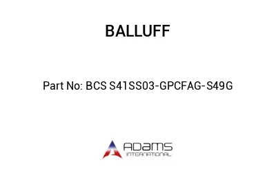 BCS S41SS03-GPCFAG-S49G									