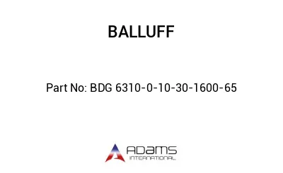 BDG 6310-0-10-30-1600-65									