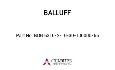 BDG 6310-2-10-30-100000-65									