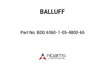 BDG 6360-1-05-4800-65									