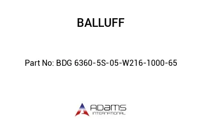 BDG 6360-5S-05-W216-1000-65									