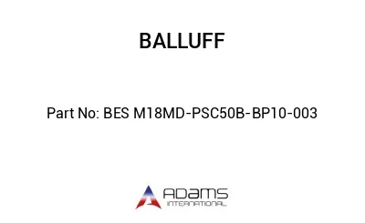 BES M18MD-PSC50B-BP10-003									