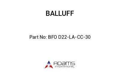 BFO D22-LA-CC-30									