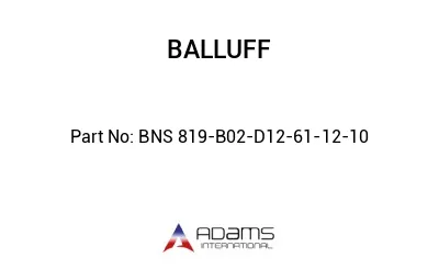 BNS 819-B02-D12-61-12-10