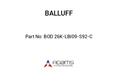 BOD 26K-LBI09-S92-C									