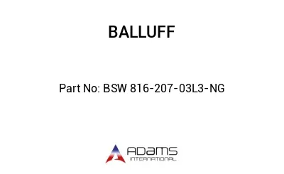BSW 816-207-03L3-NG									