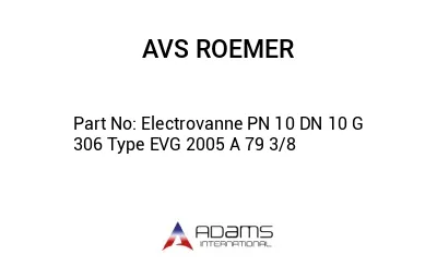 Electrovanne PN 10 DN 10 G 306 Type EVG 2005 A 79 3/8